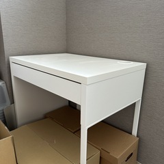 【お取引中】IKEAデスク ミッケ ホワイト 73x50