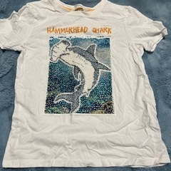 １４０センチ　ハンマーシャーク　ビーズTシャツ