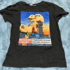 ビーズTシャツ　恐竜　１４０センチ