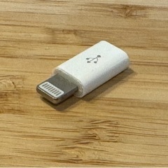 Lightning to micro USB 変換