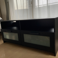 【値下げ】【美品】【テレビ台】IKEAテレビ台　黒