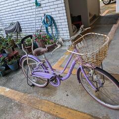 女児用の自転車