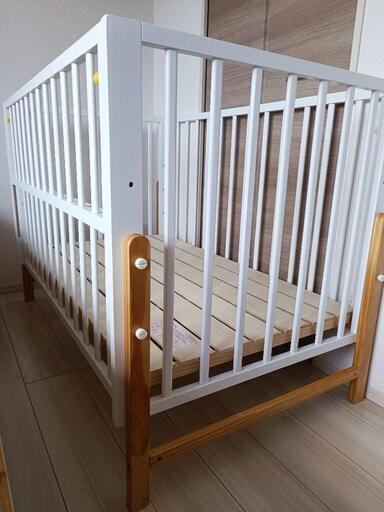 YAMATOYA 大和屋kihonベビーベッド ホワイト