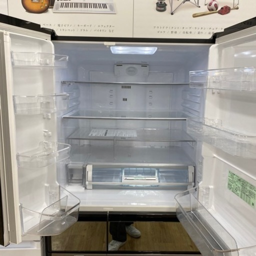 HITACHI 6ドア冷蔵庫 2016年製 R-WX6700G 【トレファク東大阪店】