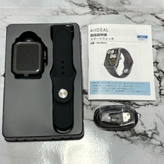 ❤️美品❤️スマートウォッチ 通話機能付き  防水 黒