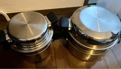 未使用　 調理器具 鍋　蒸し器　ステンレス　鍋　フライパン　シチューパン