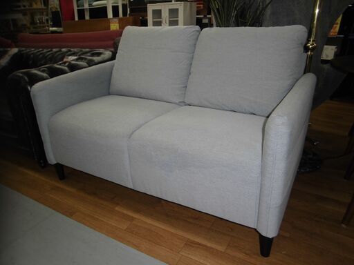 R208 IKEA ANGERSBY アンゲルスビー 2人掛けソファ, クニーサ ライトグレー幅135cm Used