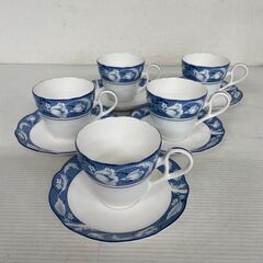 【NORITAKE】 ノリタケ カップ&ソーサー 5客セット テ...