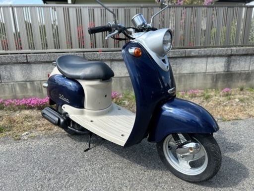 ビーノ快速2スト☆走行少なめ^_^60kmメーター振り切って加速します☆プラグなど新品交換で快調☆50cc原付スクーター☆