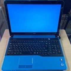 ジャンク品■富士通 ノートパソコン FMVA56GL LIFEBOOK AH56/G■FUJITSU ノートPC Core i7 2670QM 2.20GHz 4GB 750GB アクアブルー■電源コードは付きません