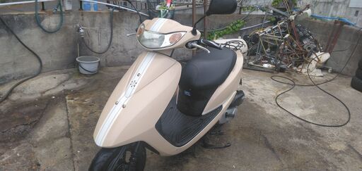 ⭐ホンダディオFI　AF68　ベージュ　インジェクションモデル　しっかりカスタムされています　オールペイント　原付バイク
