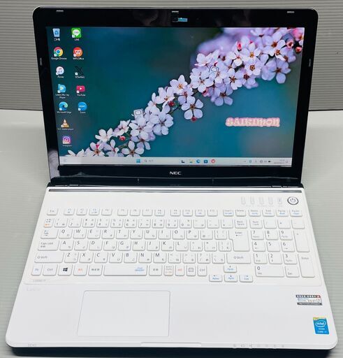 保証1ヶ月、インボイス対応、代引き発送可！Windows11、Core i7、SSD256GB(新品)、メモリ8GB、NEC製ノートパソコン、CD,DVD,Blu-rayドライブ、カメラ、Bluetooth、ACアダプター付属、ブルーレイ、エヌイーシー、LaVie、ラヴィ、ラビー