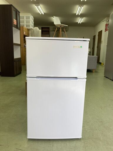 【リサイクルショップ　ピカソ　小松原】HerbRelax ヤマダ電機オリジナル 90L 直冷式冷蔵庫 2017年製 YRZ-C09B1★2011★
