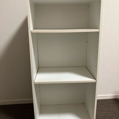 【無料】収納家具　3段カラーボックス