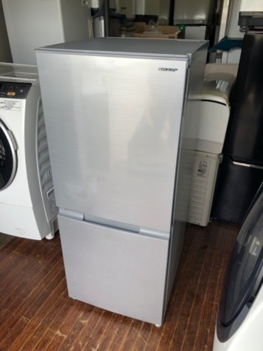 福岡市内配送設置無料　2020年式　シャープ SHARP SJ-D15G-S [冷蔵庫 （152L・つけかえどっちもドア） 2ドア シルバー系]