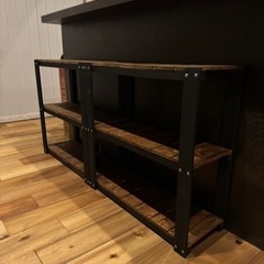 家具 オフィス用家具 机　木製の棚