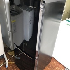 福岡市内配送設置無料 HR-D15AB 冷蔵庫 パールブラック [2ドア /右開き 