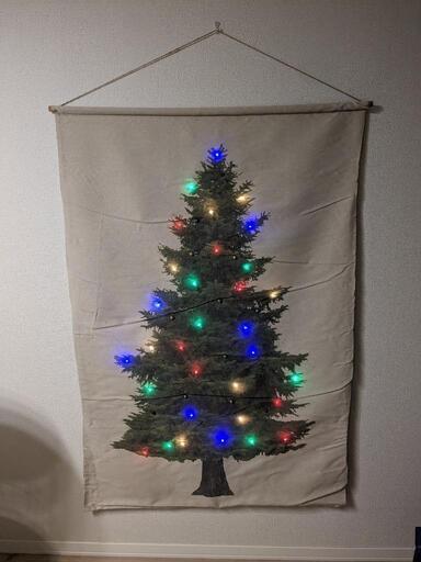 クリスマスツリー タペストリー