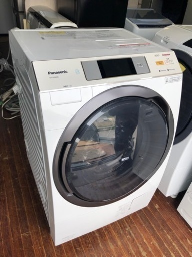 福岡市内配送設置無料　パナソニック Panasonic NA-VX9600L-W [ドラム式電気洗濯乾燥機（10.0kg） 左開き 温水泡洗浄 エコナビ搭載 カラータッチパネル搭載 クリスタルホワイト]