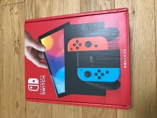 未使用品　Nintendo Switch 本体　有機ELモデル　ネオンブルーレッド