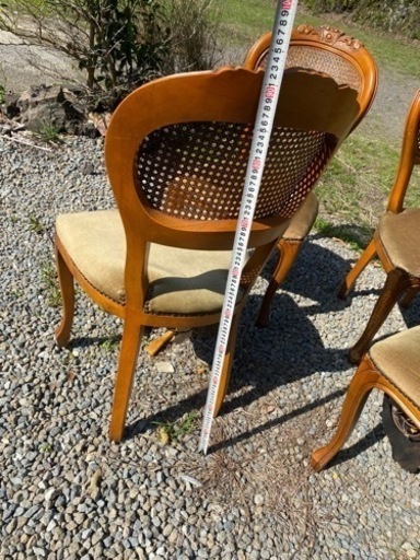 楽天市場】アンティーク 家具 ダイニングチェア 4脚セット 