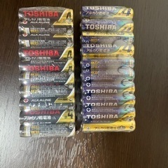 TOSHIBAアルカリ乾電池　単4電池40本