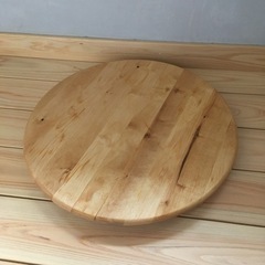 ターンテーブル　無垢　39cm
