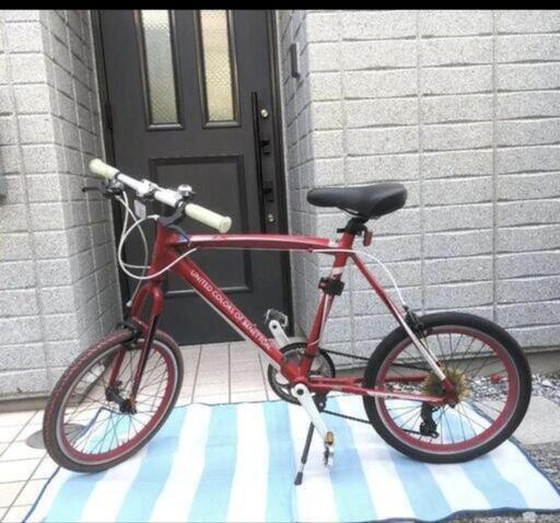 ベネトン　自転車　レッド