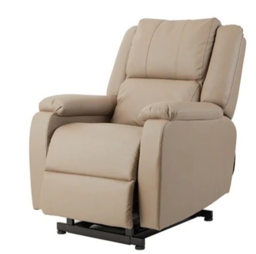 未使用品：電動垂直昇降リクライニングチェア T01 グレージュ