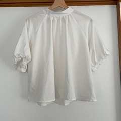 【限定値下げ】服/ファッション ブラウス　Ｌサイズ　白