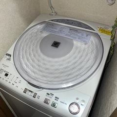 【SHARP】縦型、乾燥機能付き洗濯機