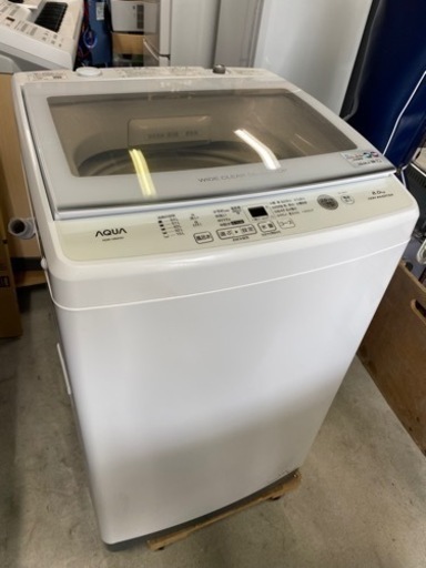 お薦め品‼️分解洗浄済み‼️インバーター搭載‼️AQUA洗濯機8kg2021年②