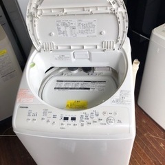 北九州市内配送無料 保証付き AW-8V6-S 縦型洗濯乾燥機 ZABOON（
