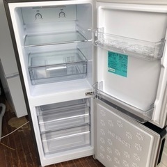 北九州市内配送無料　保証付き　2023年　冷蔵庫 URBAN CAFE SERIES（アーバンカフェシリーズ） ステンレスブラック JR-XP2NF148F-XK [幅50.2cm /148L /2ドア /右開きタイプ /2018年] [冷凍室 54L]