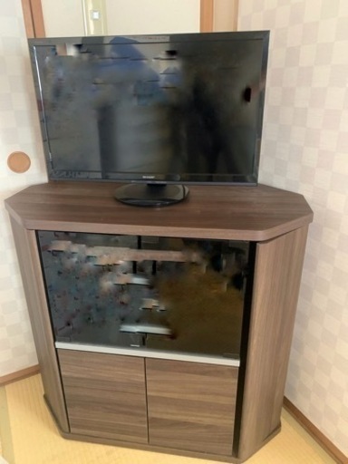 24型テレビ\u0026テレビ台
