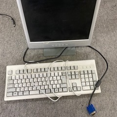 パソコン モニター　キーボード　セット