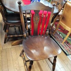 飛騨産業　キツツキマーク　ダイニングテーブル＆チェア5脚セット