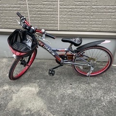 自転車 クロスバイク　ジュニア　22インチ