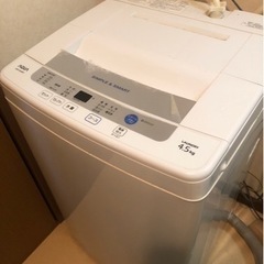 シャープ AQUA AQW-S45B(4.5kg) 全自動洗濯機...