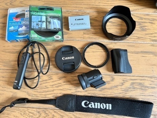 決定しました　Canon PowerShot G1X Mark2 のオプション多数