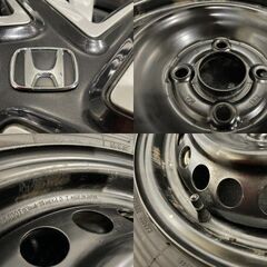 【YOKOHAMA iG60 185/65R15】スタッドレス【HONDA フィットシャトル 純正ホイール 15インチ 6J4HPCD100+50】フリード外し (MTD552)クレジットカード QRコード決済可能