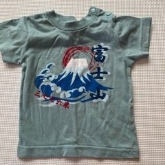 80サイズ　富士山　tシャツ 