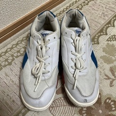 GRIPPER 23cm 
白×ブルー シューズ 靴