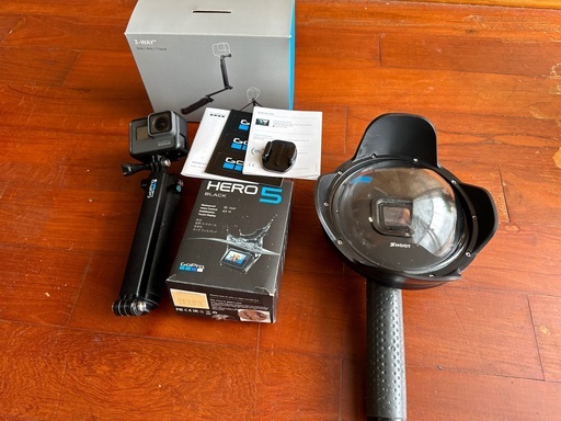GoPro HERO5 BLACK　純正3-WAYアームSET　おまけ付き