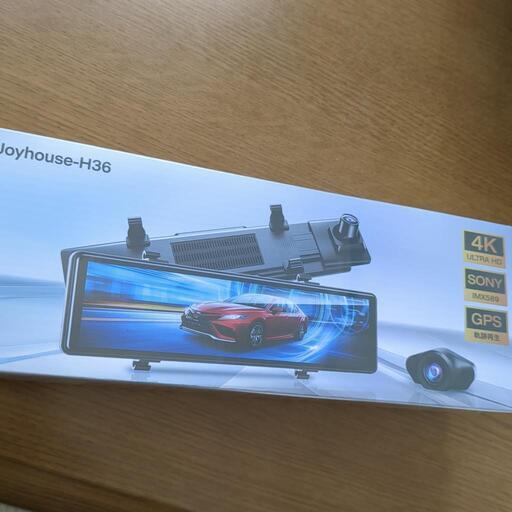 ドライブレコーダー ミラー 12インチ 前後 64GB GPS ドラレコ 黒