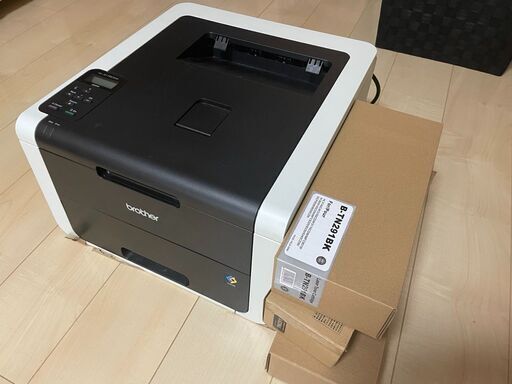 Brother HL-3170CDW　ブラックトナー３個付き　レーザープリンター　中古
