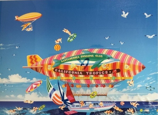 ポップな絵 ヒロヤマガタ 大型額入り絵画❗️ ポップな絵 ヒロヤマガタ 大型額入り絵画❗️