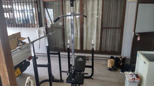 ファイティングロード ベンチプレスセット セーフティーバー付き 筋