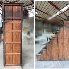 ☆値下げしました☆　階段箪笥　昭和レトロ　和箪笥　時代箪笥　古民家　破損多数あり　ジャンク品