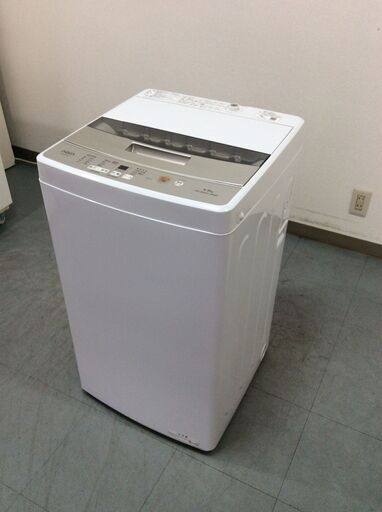 （5/4受渡済）JT8663【AQUA/アクア 4.5㎏洗濯機】美品 2023年製 AQW-S4M 家電 洗濯 簡易乾燥付